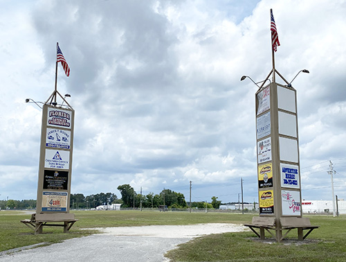Image of the location for the sign at the Midway Tower