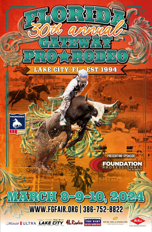 Florida Gateway Pro Rodeo 2024 Poster
