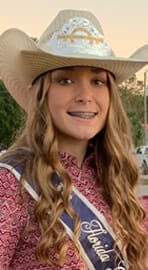 Pro Rodeo Queen Junior Miss Kailyn Ward