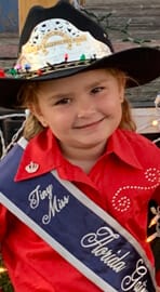 Pro Rodeo Queen Tiny Miss Rileigh Milligan